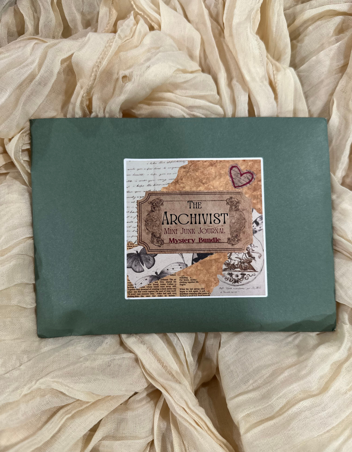 The Archivist Mini Junk Journal Mystery Bundle | Original Edition (Green)