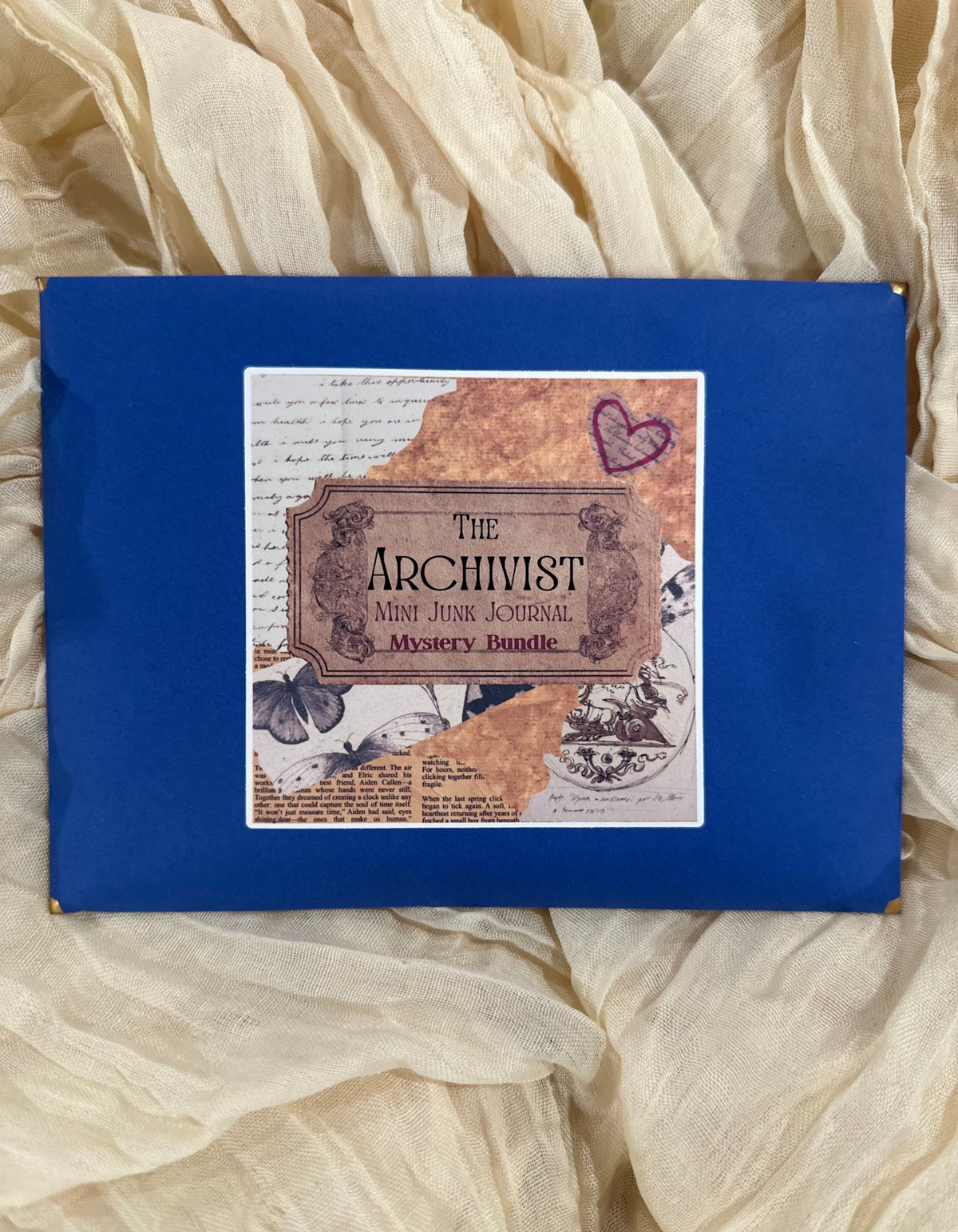 The Archivist Mini Junk Journal Mystery Bundle | New Edition (Blue)